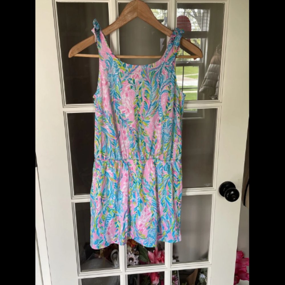Lilly Pulitzer girls Sundari Romper Size XL